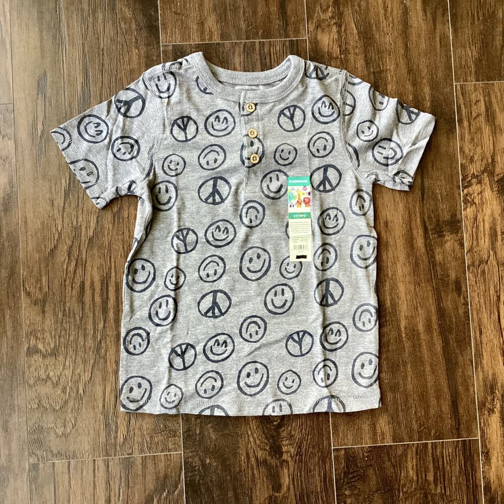 Garanimals Smiley Henley Tee